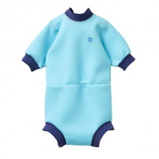 Splashabout: Happy Nappy Wetsuit Blue Cobalt - M 3-8mth (Indonesia Only)