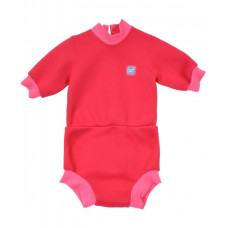 Splashabout: Happy Nappy Wetsuit Geranium Pink - M 3-8mth (Indonesia Only)