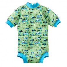 Splashabout: Happy Nappy Wetsuit Green Gecko - L 6-14mth (Indonesia Only)